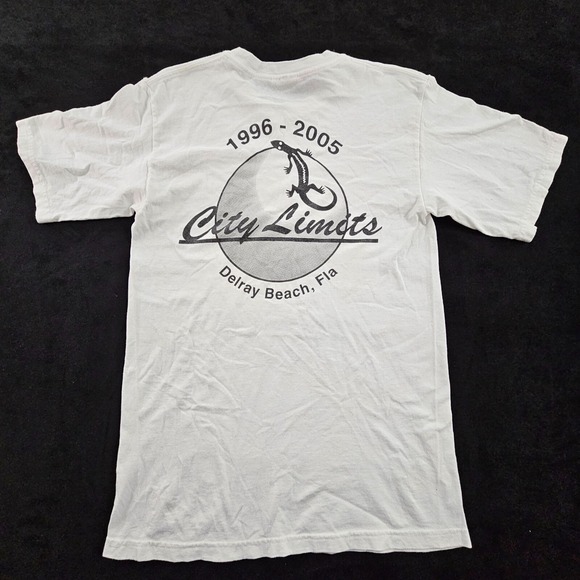 Hanes Other - City Limits Delray Beach FL Last Call 2005 White Short Sleeve T-Shirt Men's S